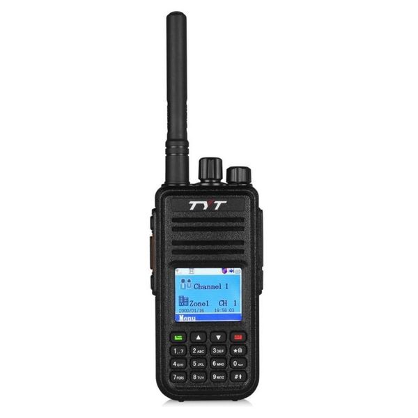 

2pcs/lot waterproof dmr digital mobile tyt md-380 two way radio/walkie talkie vhf 136-174mhz 1000ch ctcss/dcs/dtmf with gps
