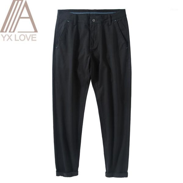 

2020 new fashion pants man 28-48 large size full length harem trousers loose comfortable classic smart casual daily clothes1, Black