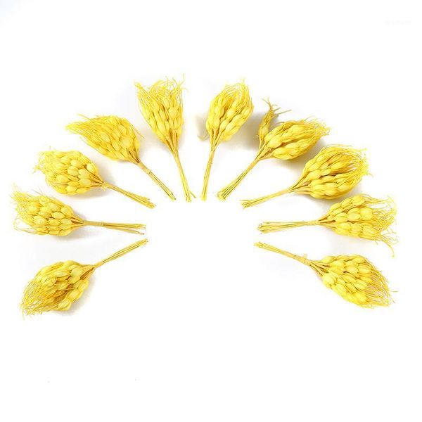 

decorative flowers & wreaths artifiacl wheat flower dried for wedding party decoration diy craft scrapbook home decor bouquet decoration1