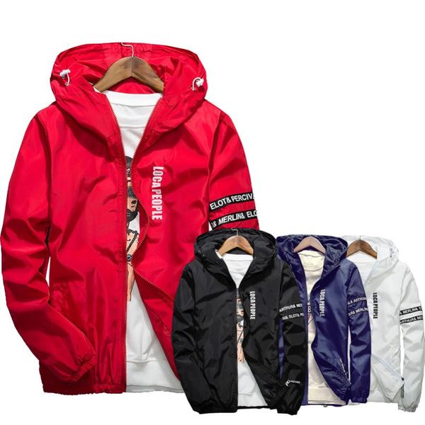 

mens casual jacket sportswear windbreaker lightweight bomber jackets, Black;brown