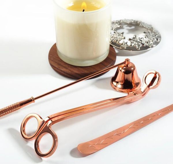 

candle accessory gift pack 3 in 1 set stainless steel candle bell snuffers wick trimmer cand jlluvg garden_light