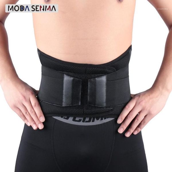 

waist support sports protection plate and pressure breathable abdomen belt fitness weightlifting squat training protector1, Black;gray