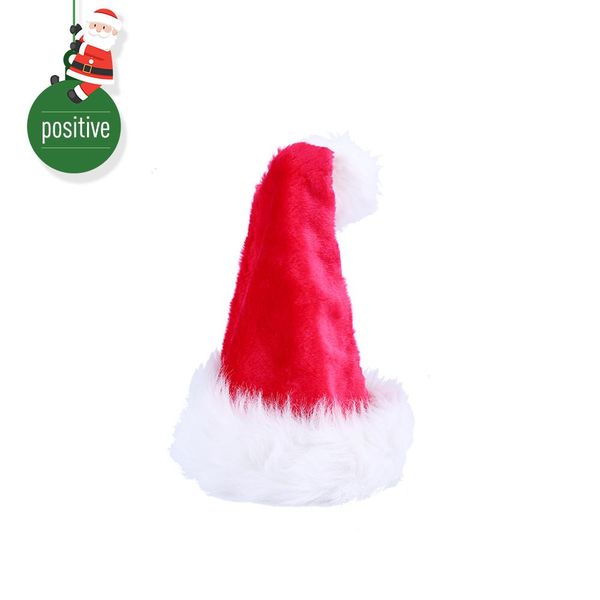 

christmas santa hat red plush hats for home christmas decoration christmas party supplies soft santa hat wmtlhg