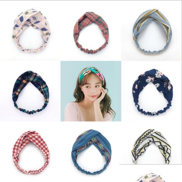 

multicolor selectioneuropean and american face wash headband, ladies face wash makeup headband, simple elastic cross wmtmre xhhair