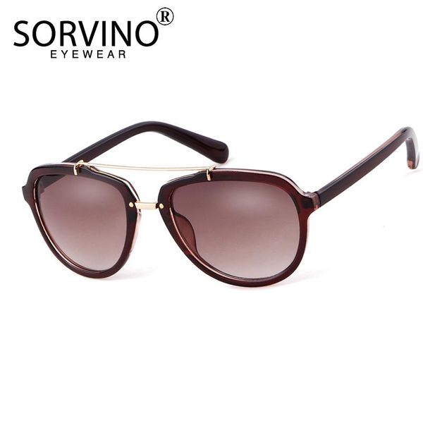 

sunglasses sorvino retro luxury pilot women 2021 shades brand designer fashion big flat 90s green black uv sun glasses p414, White;black