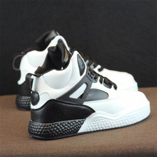 

counter net celebrity high-shoes 2020 autumn and winter new internal increase small white shoes wild korean sports, Black