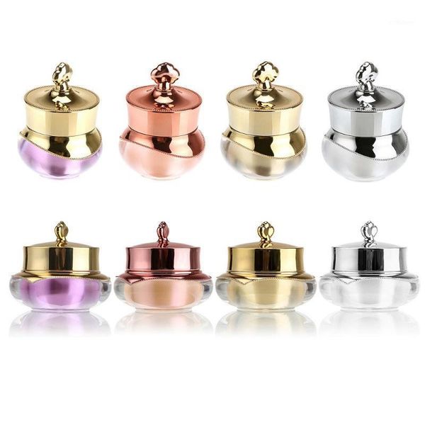 

5/10g crown empty pot bottle sample for nail art makeup cosmetic cream container refillable bottles for dropshipping1