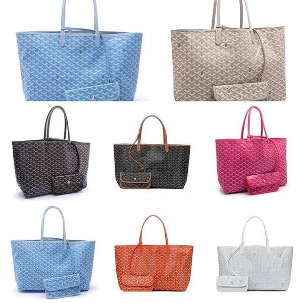 

kju7 goyarrd goyar gy goya bag double-sided shopping bag beach handbag real silk leather screen bag medium genuine leather shipping