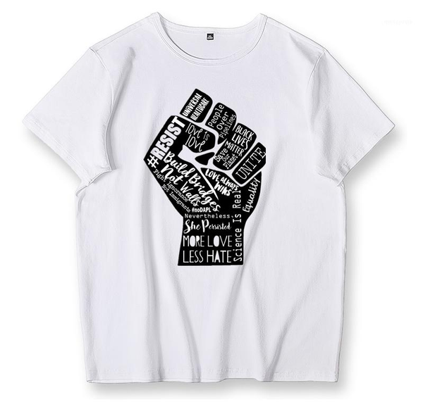 

de black lives matter camisa para hombres ropa de manga corta camiseta casual mujer igualdad t camisa hombre verano tee hom1, White;black