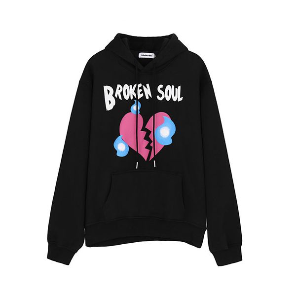 

blue black retro striped ethnic hooded sweatshirt loose couple pullover oversize hoodies high street baggy casual hoody for men