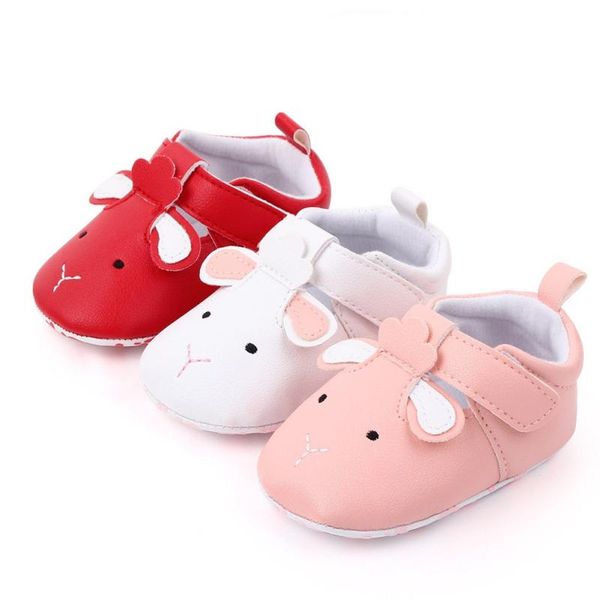 

newborn girl bear moccasins spring soft sole non-slip pu casual baby shoes cute baby girls princess 111
