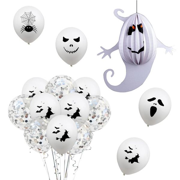 

zljq 12inch halloween balloons decor halloween party confetti ballons halloween decoration balloons zljq 12inch casual wmtolw
