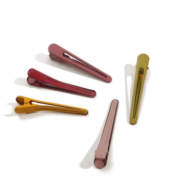 

5-10pcs/lot multicolored simple duckbill clip styling hair tools women girls hair clips pin barrettes hair accessories qylvaz, Black;brown