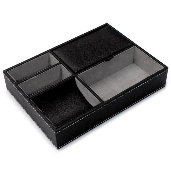 

deskstorage box office organize tray necklace stud earring keeping case box, Pink;blue