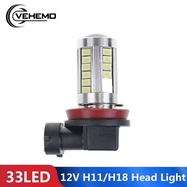 

vehemo headlamp 33led super bright dc12v white led h11/h8 driving light fog car light smd56301
