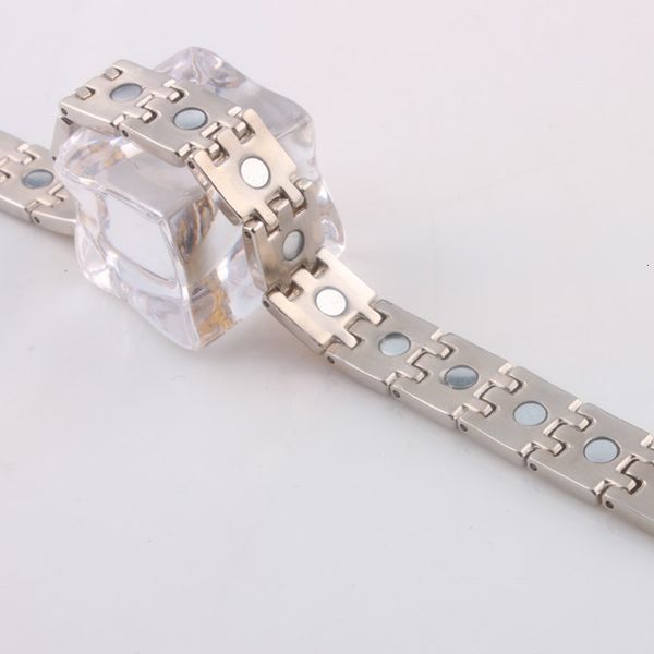 

jewelry health energy bracelet bangle 47g 316l fashion stainless steel bio magnetic bracelets for women/men