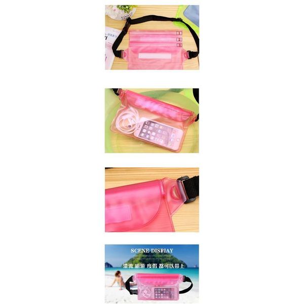 

waterproof swimming bag ski drift diving shoulder waist pack bag underwater mobile phone bags case cover for beach boa qylvhy