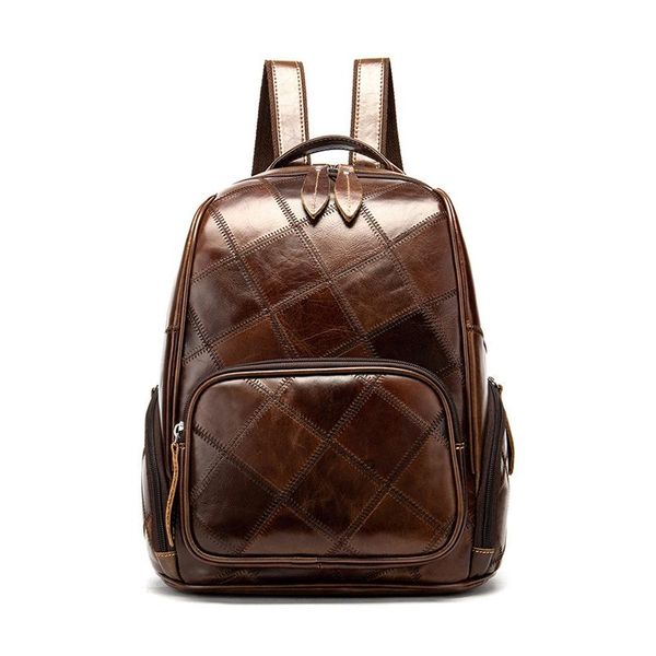 

outdoor bags luufan vintang bag lady genuine leather backpack women's backpacks cowhide