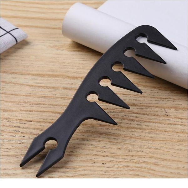 

professional men hair comb plastic wide tooth plastic hair styling combs brush large teeth hairdressing hair styl sqcogf, Silver