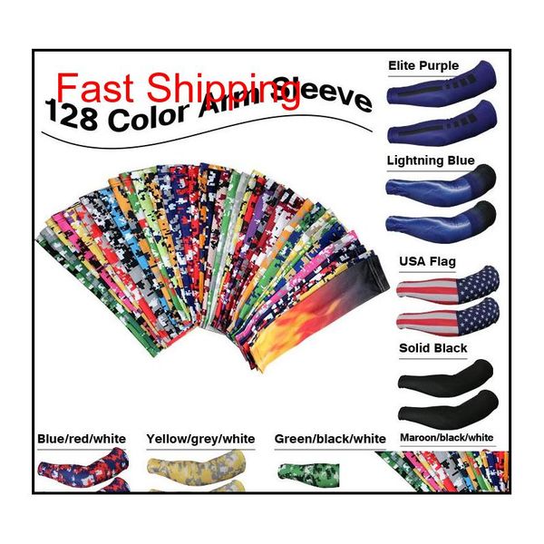 

2017 pur baseball camo sports arm sleeves for softball, baseball qwueg, Black
