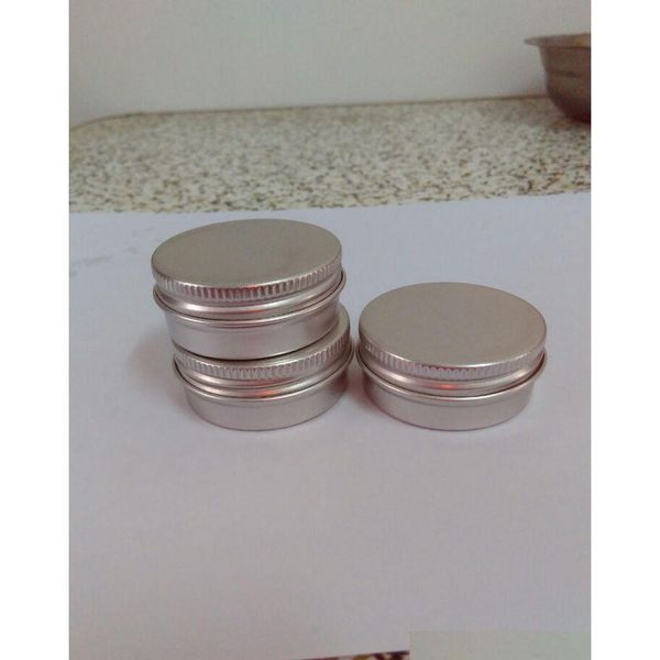 

15ml blank round metal survival kit tins aluminum lip balm sqcdbu ppshop01