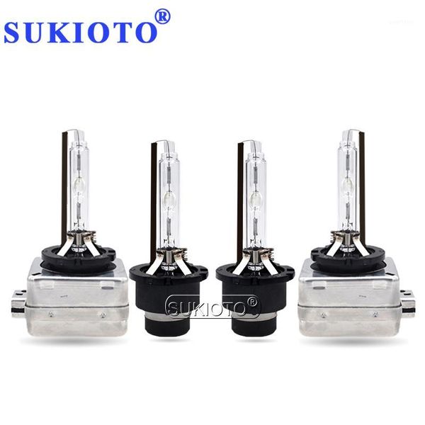 

sukioto xenon d1s d2s d3s d4s 66140 cbi hid xenon headlight bulbs +60% super vision d1r d2r d3r d4r 4300k 5000k 6000k 8000k 35w1
