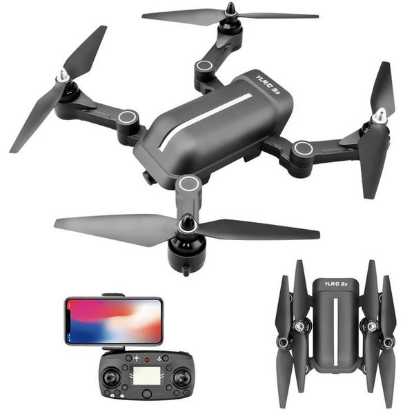 

s3 5.8g remote control brushless quadcopter gps surround folding drone fixed point follow return aerial pgraphy with 5g pict