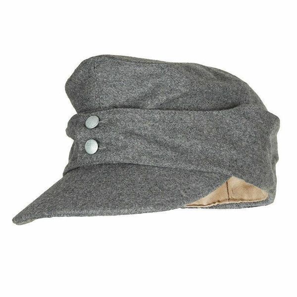

wide brim hats reproduction wwii german army em panzer m43 m1943 field wool cap grey in sizes store 5605101, Blue;gray
