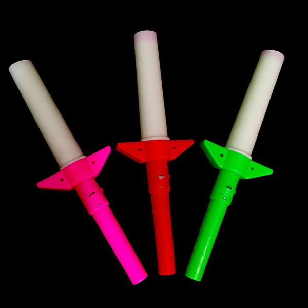 

2020 led lighted toy vocal concert light emitting stick glow stick four telescopic rods to support flash children's toys