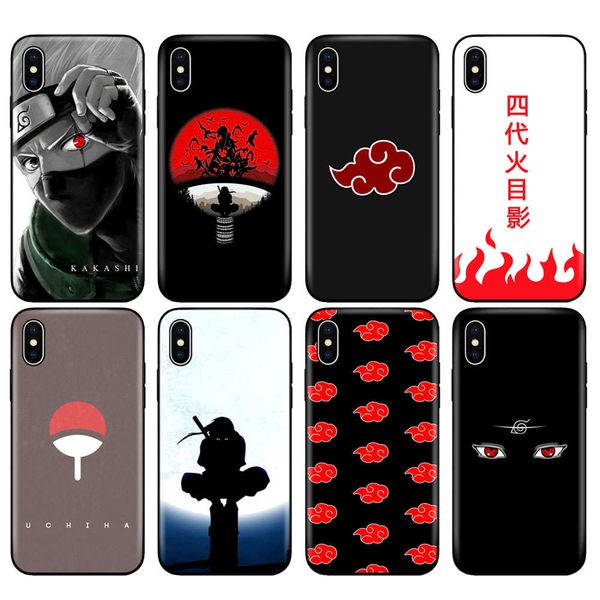 

black tpu case, vip 5, 5s, se, 6, 6s, 7, 8 plus, x, 10, xr, xs, 11 pro, max, naruto, minimalism