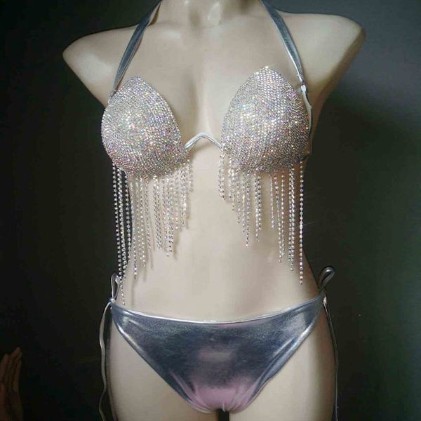 

Designer swimsuit womens lingeries 2020 new underwire hard cup bikini diamond swimsuits diamond tassel high-end bikini sewn diamond bikinis, White;black