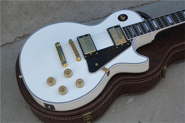 

electric guitar, delivery, support customization, 6 strings white guitarra