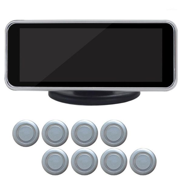 

intelligent voice reversing radar parktronic car buzzer parking sensor kit universal safety backup visual dual core lcd digital1