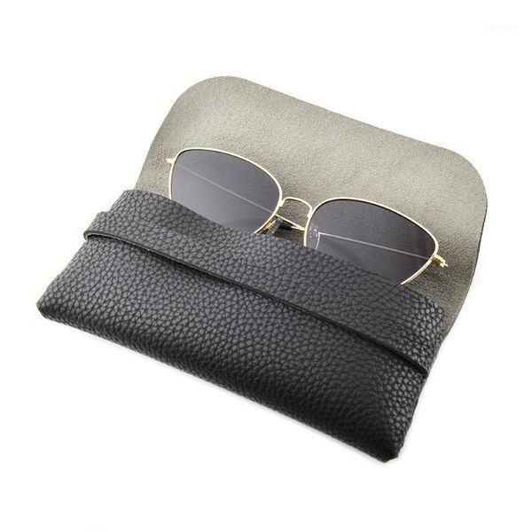 

gudzws retro vintage stylish sunglasses cat eye metal glasses with pouch1, White;black