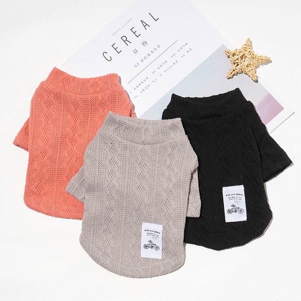 

pet sweater dog clothes autumn and winter new thick cat dog sweater teddy bear cooky pet clothing manufacturers