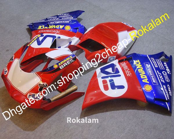 

motorcycle fairing for ducati 996 748 916 1996 1997 1998 1999 2000 2001 2002 full set bodywork fairings blue red white (injection molding)