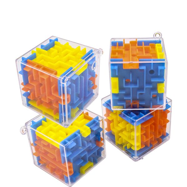 

children's educational early education toy transparent 3d ball shaped three dimensional mazes marble intellectual decompression cube