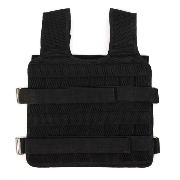 

30kg exercise loading weight vest heavy training boxing running sling workout fitness adjustable waistcoat fit sand steel plates