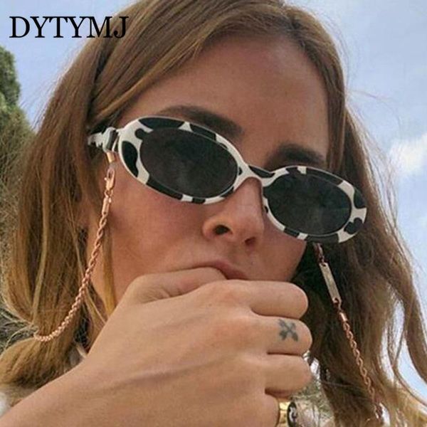 

dytymj 2020 small glasses oval women/men women for color glasses fashion candy sun sunglasses vintage mnhea