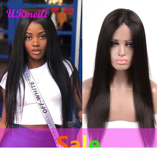 

lace frontal human hair wigs for black women full end brazilian straight remy bob wig lace frontal wig with baby hair pre plucked, Black;brown