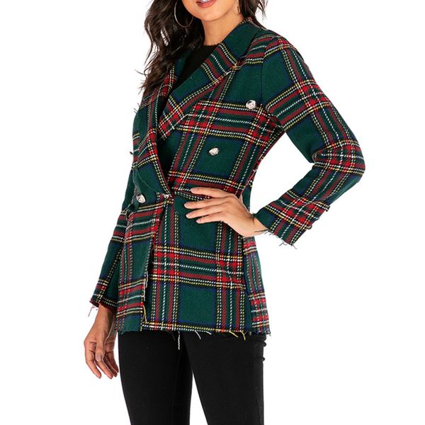 

2020 new fashion elegant coat of autumn wool, Tan;black