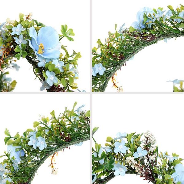 

levao wedding bride corolla head wreath hair ornament headwear fabric flower crown hair accessories headband new flower jlltay