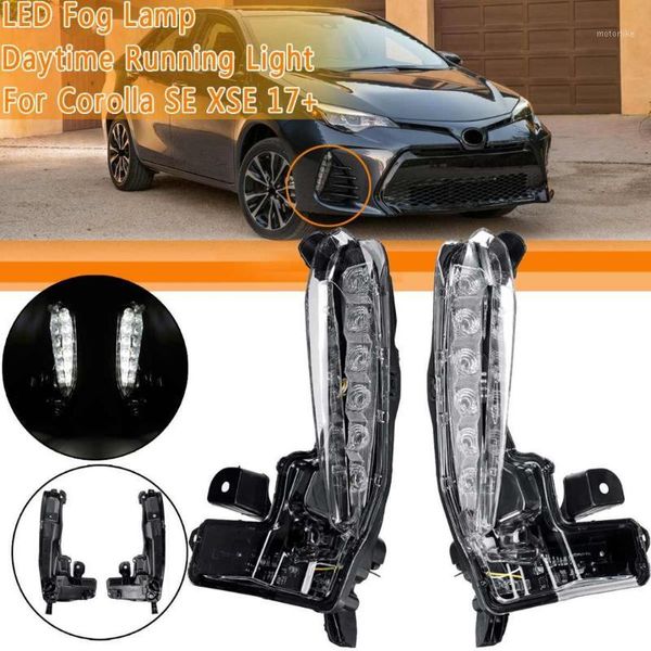 

1pcs/2pcs #81482-02670 front left right bumper led fog lamp drl daytime running light for corolla for se xse 2017 2018 2019+1