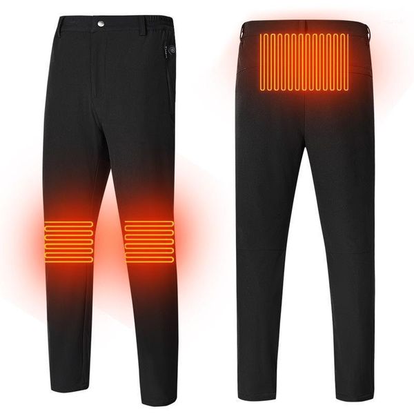 

outdoor pants zynneva electric warm heating usb winter men women smart heated trousers sports climbing hiking hunting skip61311, Black;green
