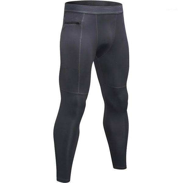 

running pants fitness bodybuilding sports tights gym men workout leggings 2021 compression1, Black;blue