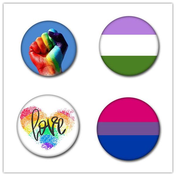 

t1 lgbt гордость радуга флаг tinplate значок поддержки гей лесбиянок бисексуальный трансгендер символ pin-код lgbt icons rozet brooch jllsqv