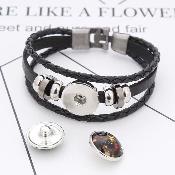 

10pcs/lot new mixed snap button jewelry colorful shinny glass charms fit 18mm snaps bracelet for women gi bbylxb