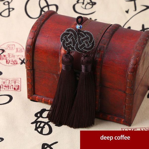 

6pcs lot 9cm chinese knot tassel silk fringe sewing bangs tassel trim decorative key tassels for diy curtains home decoration h qyltkl