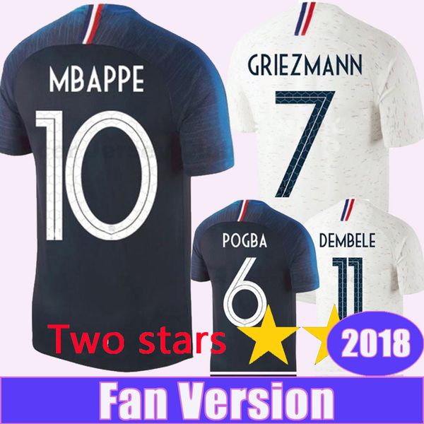 

2018 france world cup mbappe griezmann benzema mens soccer jerseys pogba giroud kante pavard dembele tolisso home away football shirt, Black;yellow