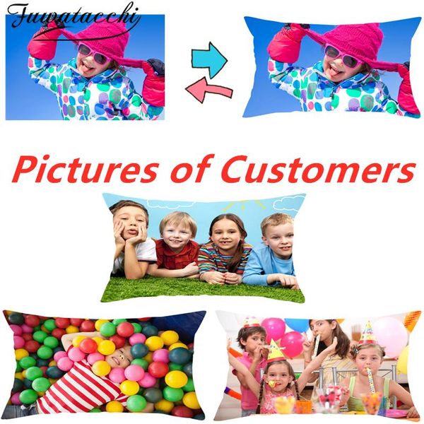 

fuwatacchi diy design picture печать семья pet личной жизнь фотография настройка подарки подушка обложка наволочка подушка обложка 30x50cm к